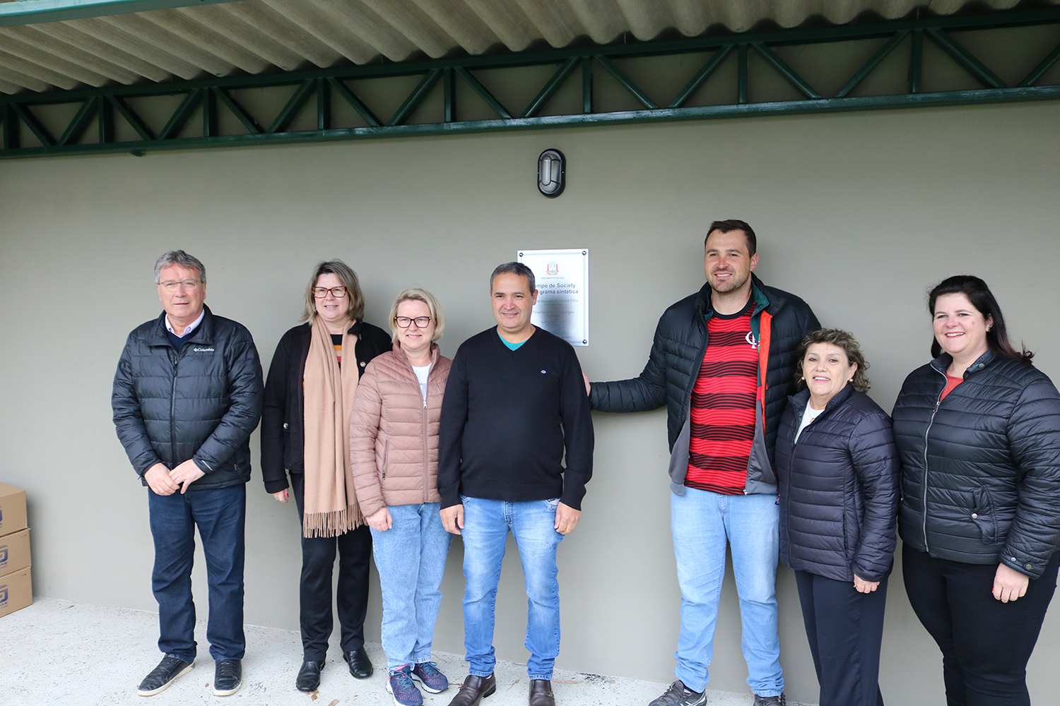 Inaugurado o primeiro campo de futebol society do município