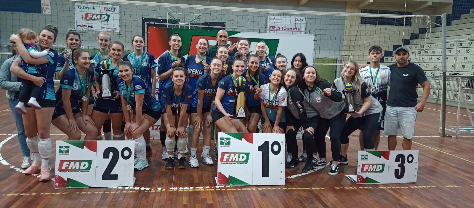 Municipal de Vôlei tem seus campeões conhecidos