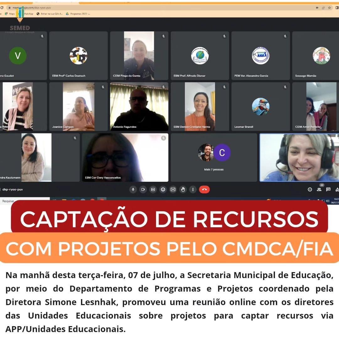 CAPTAÇÃO DE RECURSOS