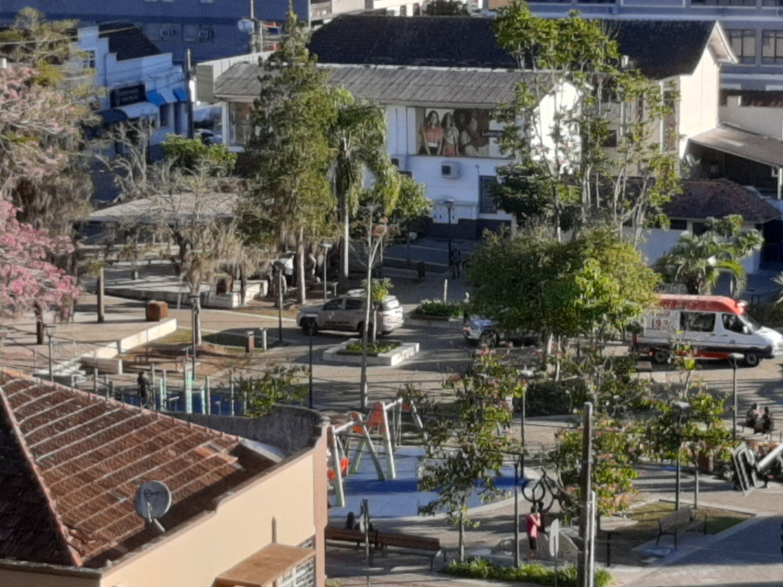 PM da Geral na praça central com uso de bala de borracha