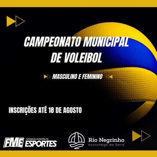 CAMPEONATO MUNICIPAL DE VÔLEI