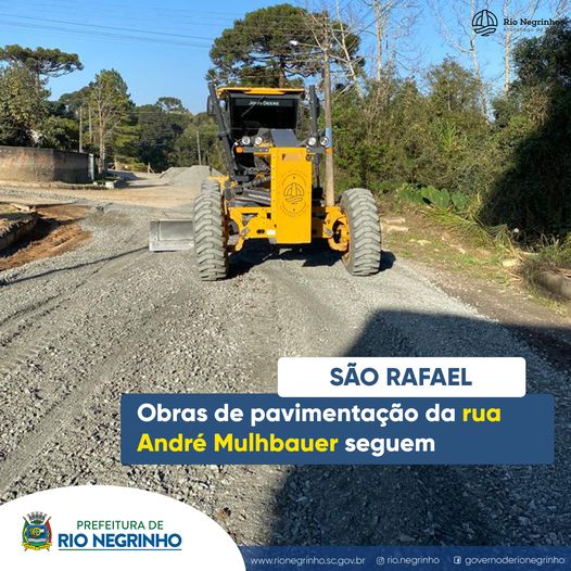 SEGUEM AS OBRAS DE PAVIMENTAÇÃO