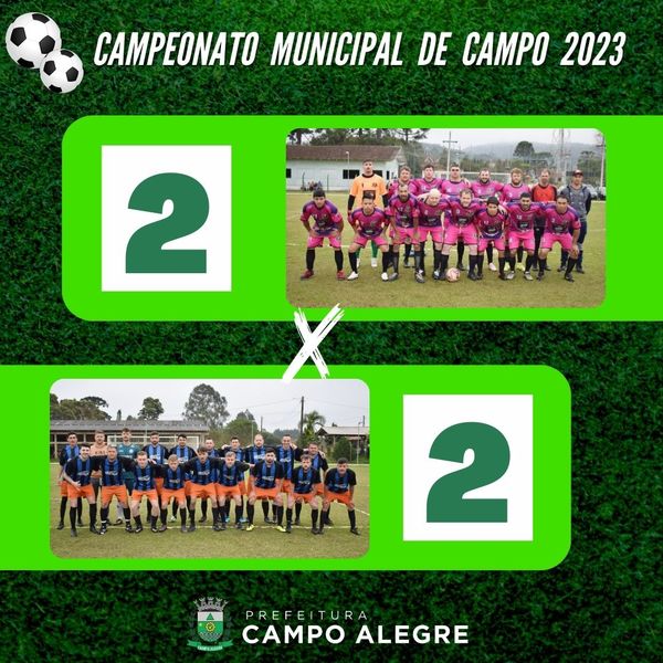 COMEÇOU A 1ª RODADA DO CAMPEONATO MUNICIPAL DE FUTEBOL DE CAMPO 2023