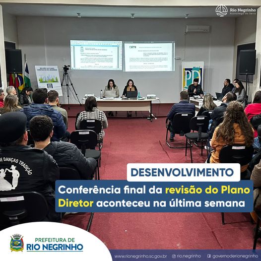 CONFERÊNCIA FINAL DA REVISÃO DO PLANO DIRETOR