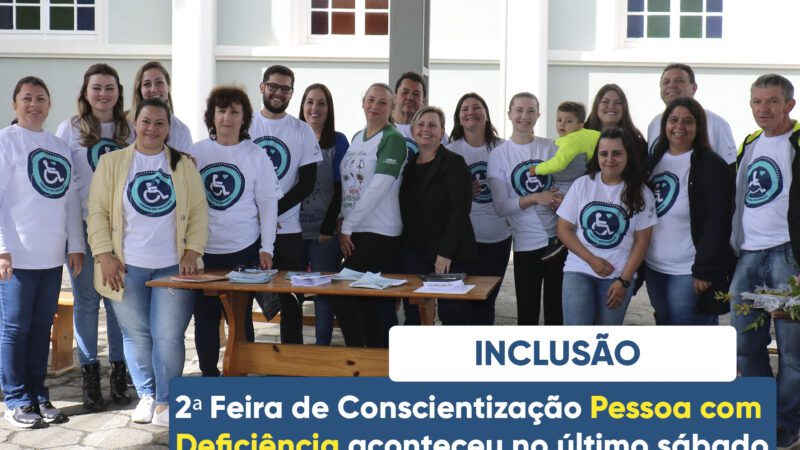 2º FEIRA DE CONSCIENTIZAÇÃO DA PESSOA COM DEFICIÊNCIA INTELECTUAL E MÚLTIPLA