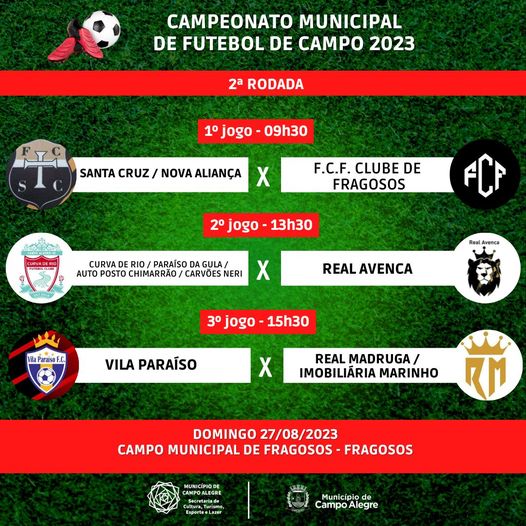 CAMPEONATO MUNICIPAL DE FUTEBOL DE CAMPO 2023