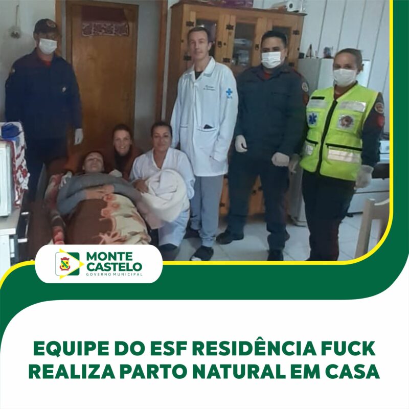 EQUIPE DO ESF REALIZA PARTO EM RESIDÊNCIA