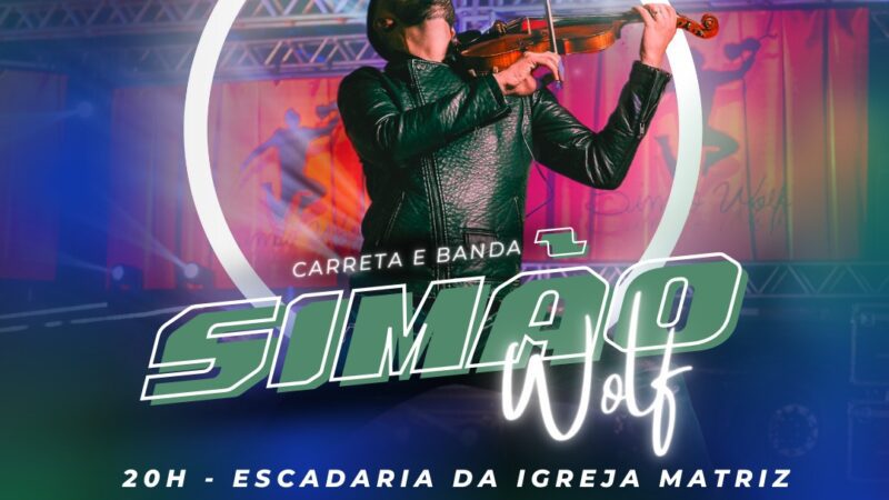 Abertura dos 150 anos de São Bento do Sul terá Show Espetacular do Violinista Simão Wolf e sua Banda