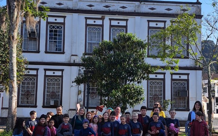 Alunos exploram o Patrimônio Histórico de São Bento do Sul