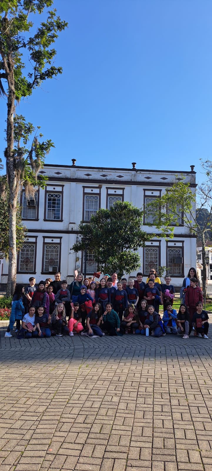 Alunos exploram o Patrimônio Histórico de São Bento do Sul