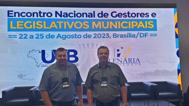 Vereadores de Santa Terezinha participam do Encontro Nacional de Gestores em Brasília