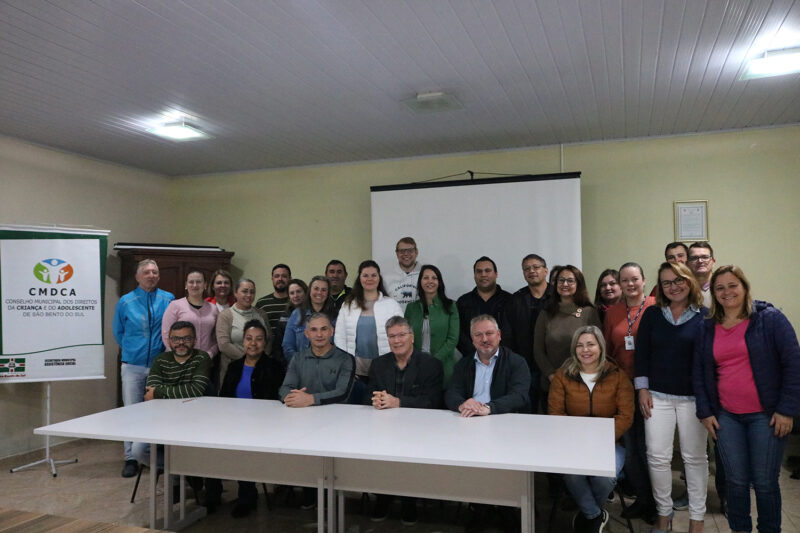 Posse da Nova Diretoria do Conselho Municipal dos Direitos da Criança e do Adolescente em São Bento do Sul