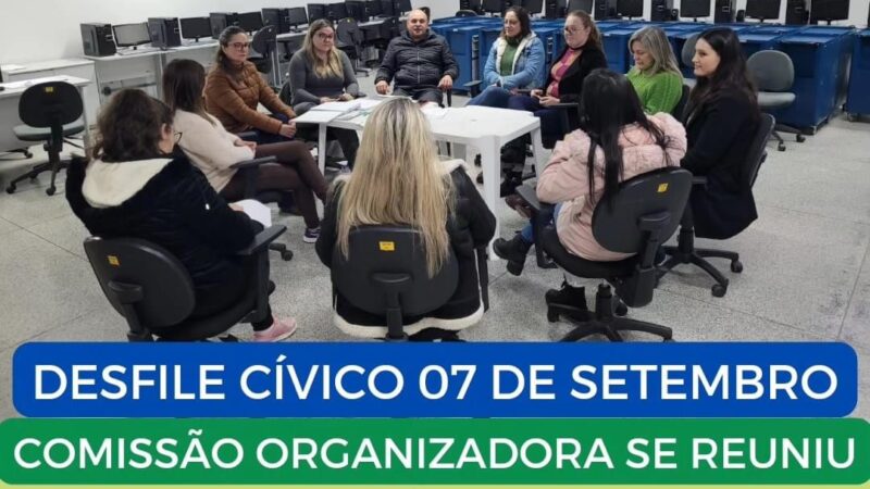 🇧🇷 Comissão Organizadora Interna do Desfile Cívico de 7 de setembro se reuniu para alinhamentos