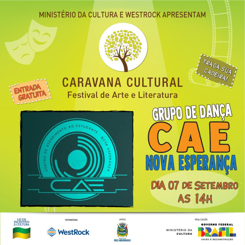 Vem aí a Caravana Cultural: Festival de Arte e Literatura!