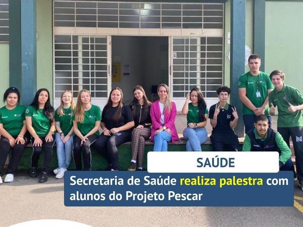 PALESTRA COM ALUNOS DO PROJETO PESCAR