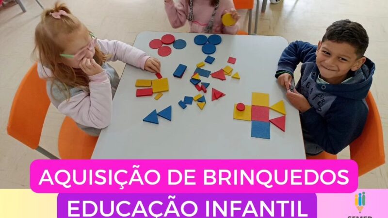 AQUISIÇÃO DE BRINQUEDOS