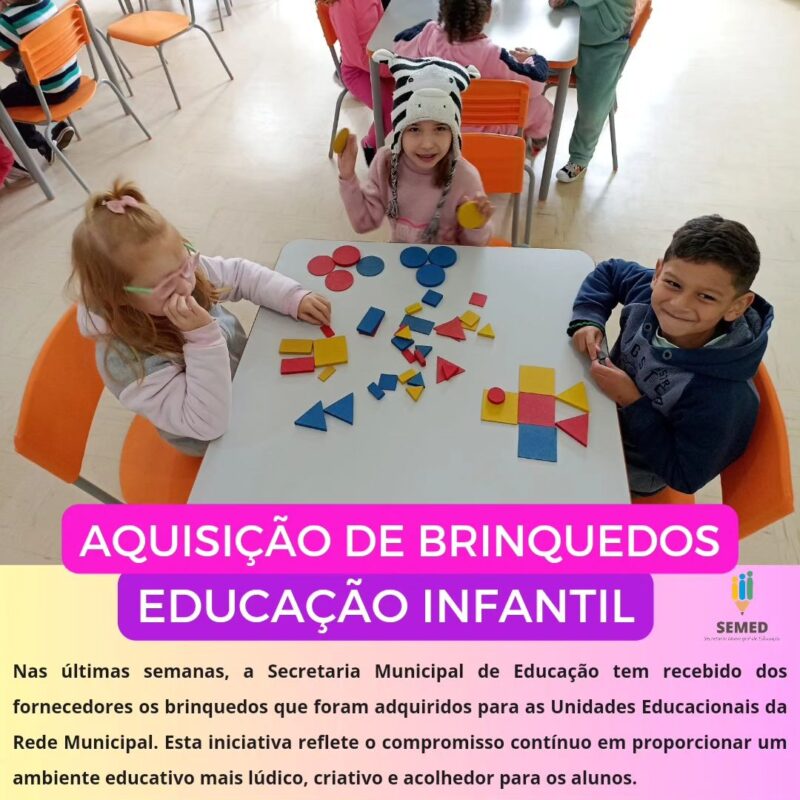 AQUISIÇÃO DE BRINQUEDOS