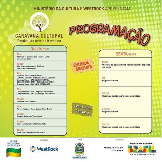 Ainda dá tempo de visitar a Caravana Cultural: Festival de Arte e Literatura!