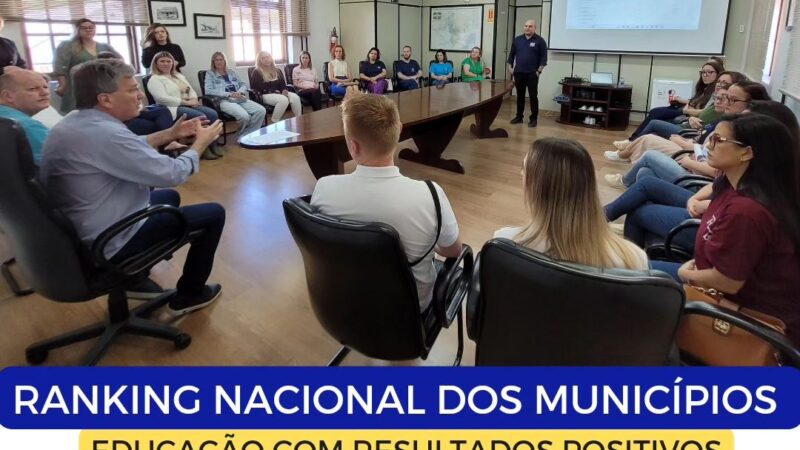 Educação de São Bento do Sul é destaque em ranking nacional de competitividade dos municípios.