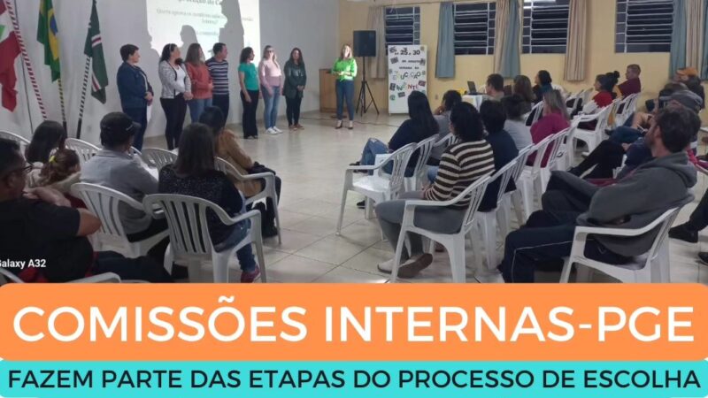 Comissões Internas fazem parte das etapas do Processo de Escolha Democrática