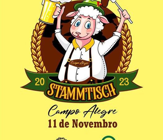 Vem aí o primeiro Stammtisch de Campo Alegre, uma verdadeira reunião de amigos, família e tradição. Dia 11 de Novembro.