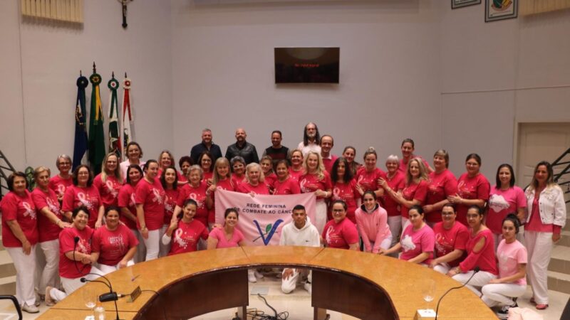 Lançamento da Campanha Outubro Rosa na Câmara de Vereadores