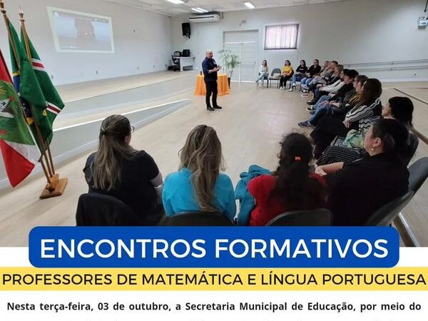 Formação para professores de Matemática e Língua Portuguesa na SEMED