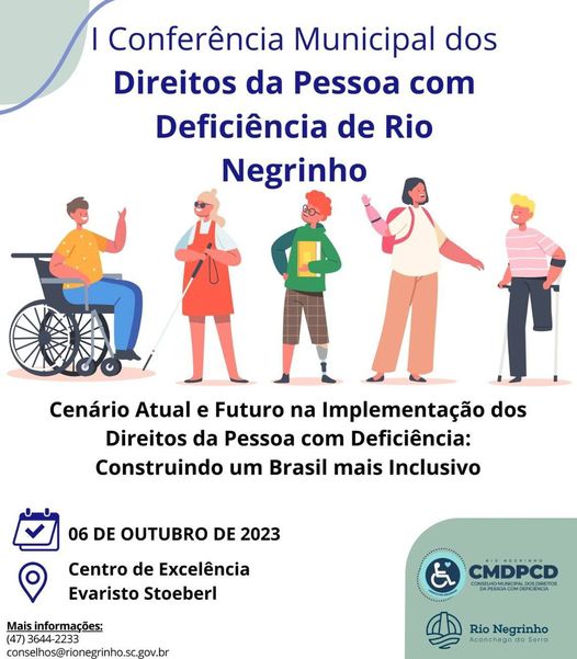 1ª CONFERÊNCIA MUNICIPAL DOS DIREITOS DA PESSOA COM DEFICIÊNCIA NO MUNICÍPIO DE RIO NEGRINHO