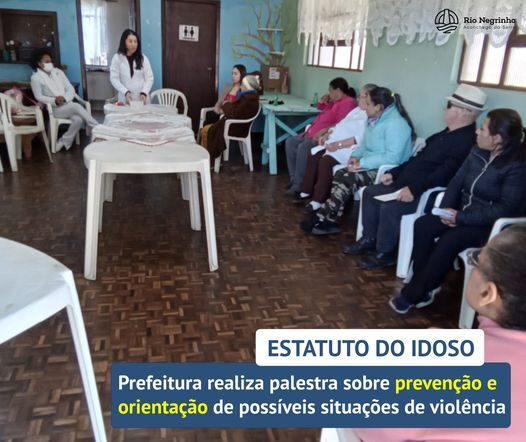 Prefeitura realiza palestra de prevenção para idosos