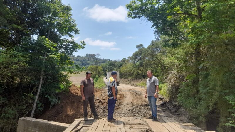 Ponte do Rio do Ouro já está disponível para tráfego de veículos