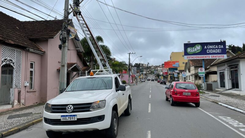 Região central recebe iluminação de LED