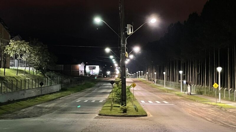 Mais áreas da cidade recebem iluminação pública de LED