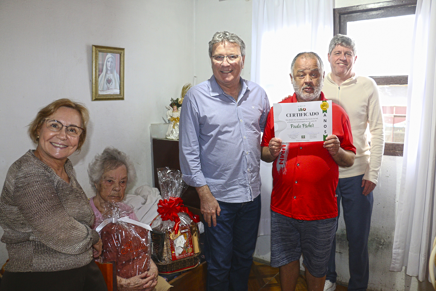 Centenários são homenageados pela Prefeitura de São Bento do Sul