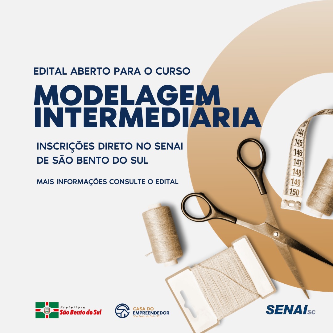 Curso de modelagem intermediária em parceria com o Senai