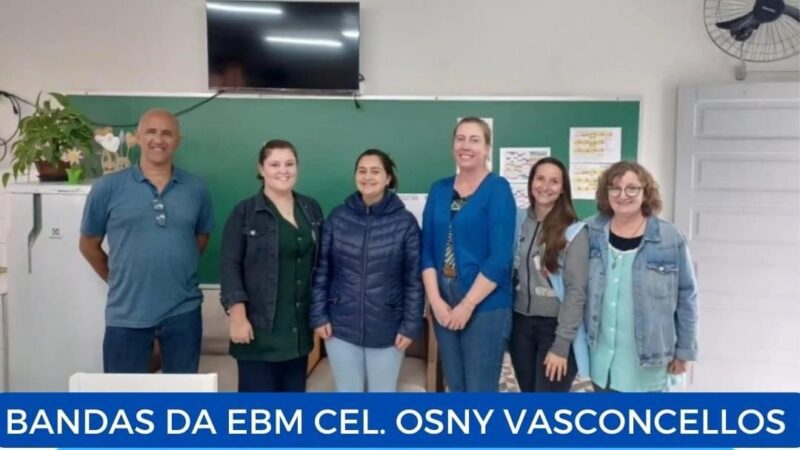 📯Bandas da EBM Coronel Osny Vasconcellos serão contempladas com recurso do CMDCA.