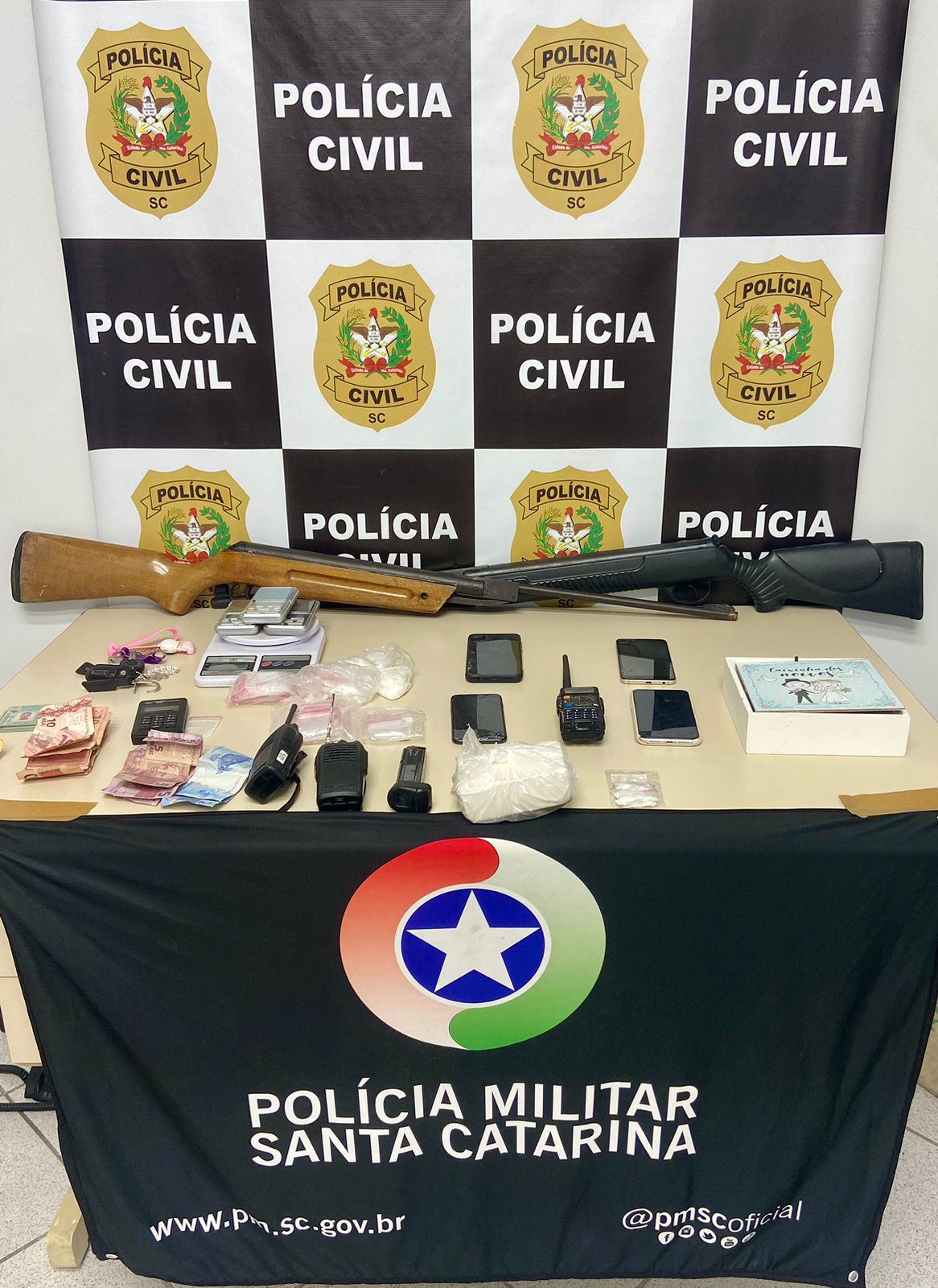 Traficantes são detidos em operação conjunta das polícias Civil e Militar em Campo Alegre