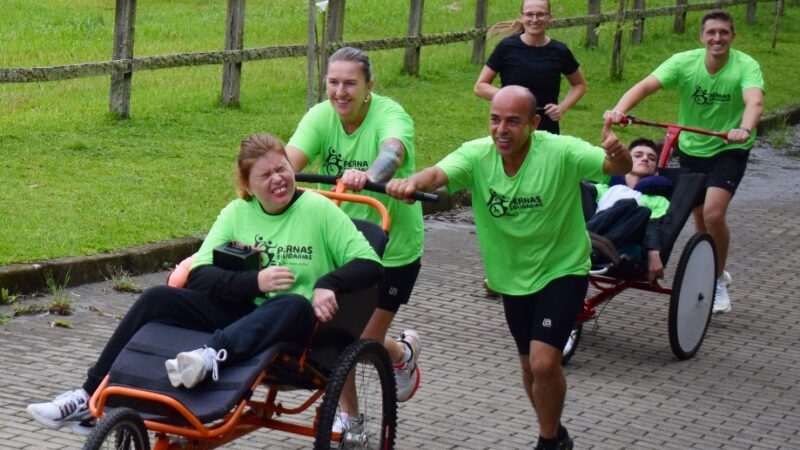 TREINO DO PROJETO PERNAS SOLIDÁRIAS EM CAMPO ALEGRE