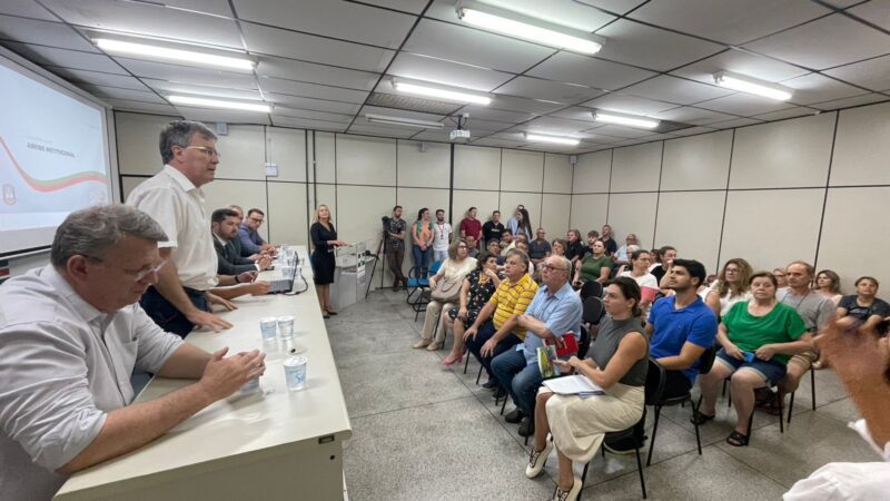 Diálogo sobre a construção do Abrigo Institucional