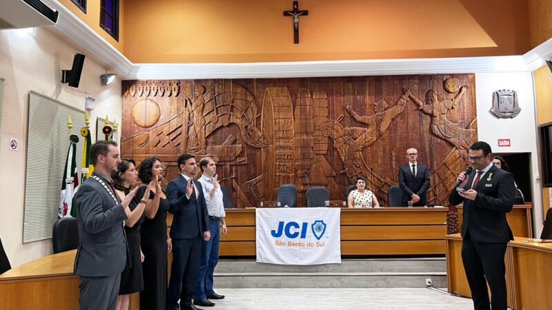 Posse da nova gestão da JCI São Bento do Sul