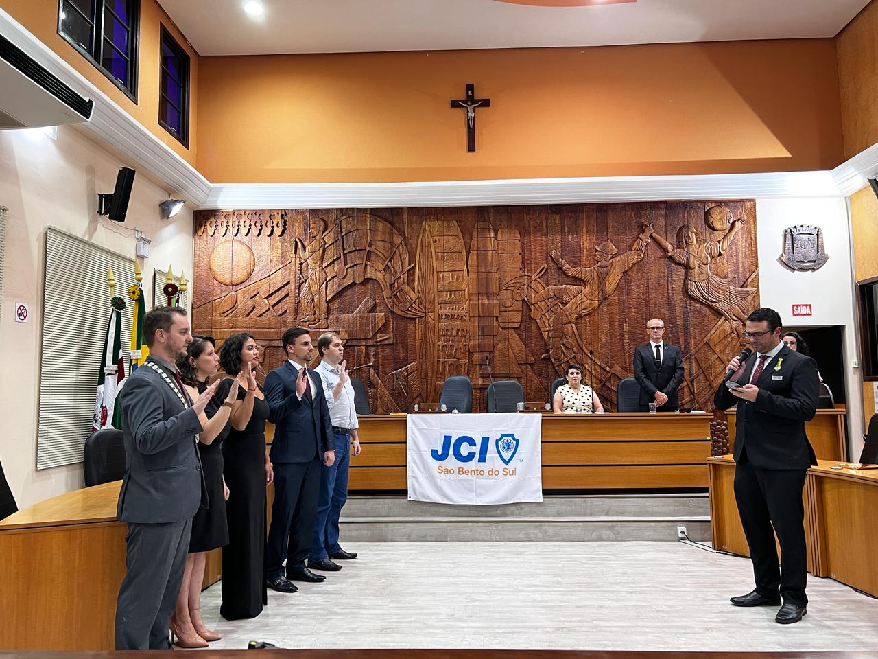 Posse da nova gestão da JCI São Bento do Sul