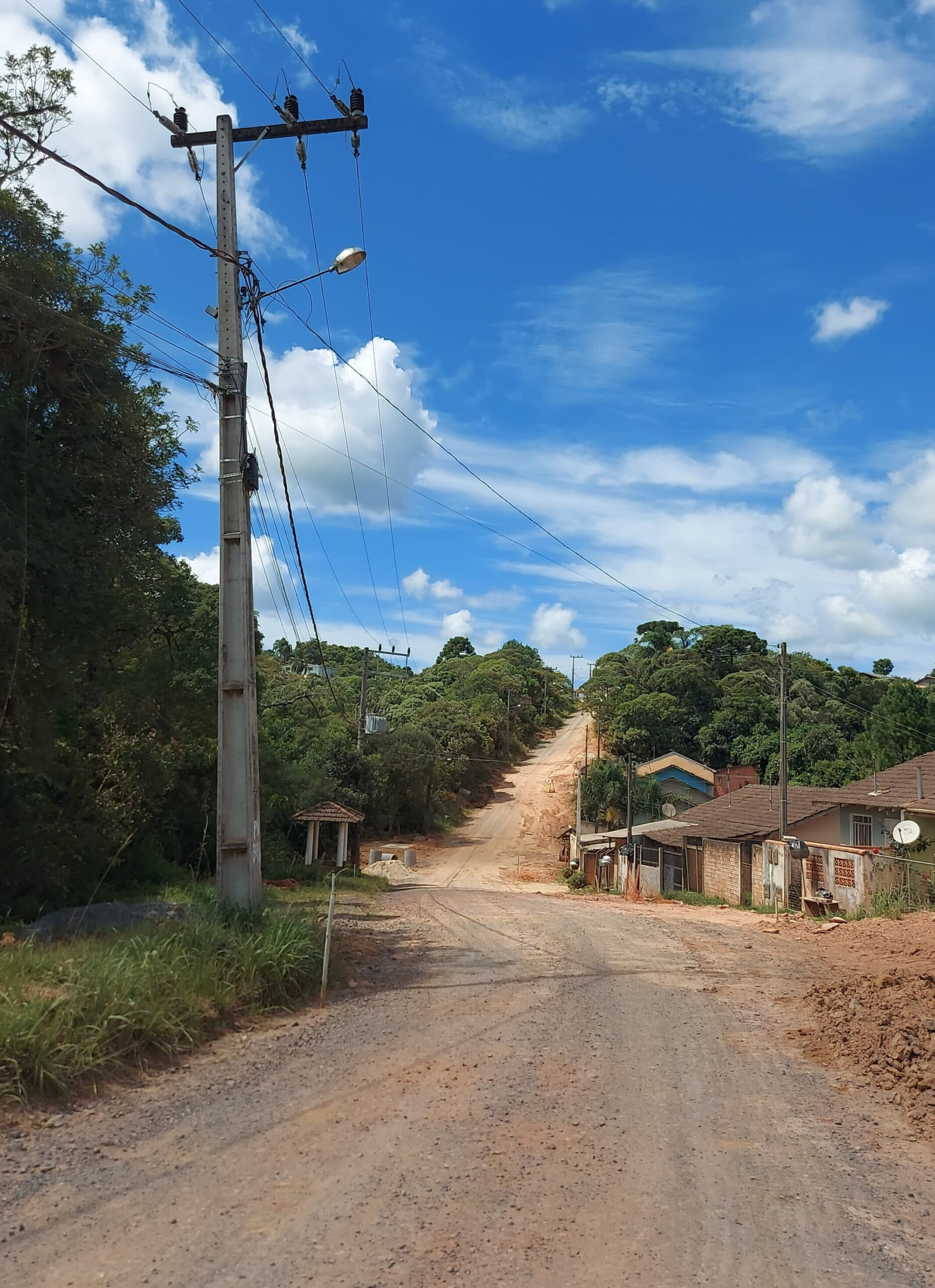 Pavimentação  na rua Belém em Serra Alta