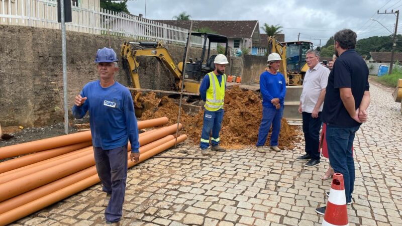 Obras de esgoto 95% concluídas em Serra Alta