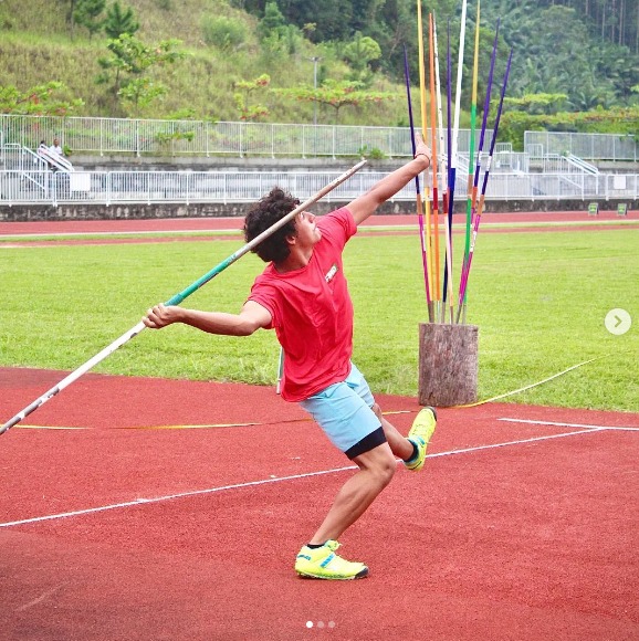 Atleta de São Bento do Sul se destaca no lançamento de dardo