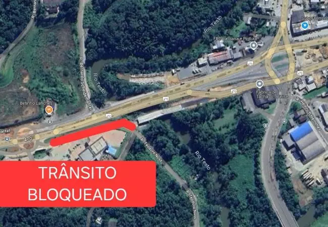 Trecho De Rua De Blumenau Será Interditado Devido às Obras Da BR-470 ...