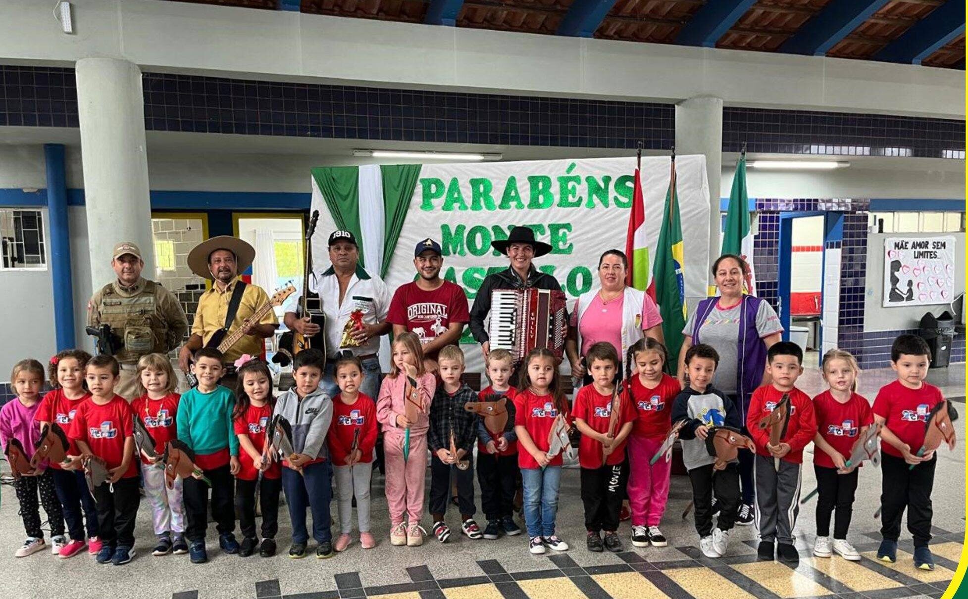 CEI Sabrina Roscamp Granza leva alunos a explorar a história de Monte Castelo durante a semana do aniversário do município