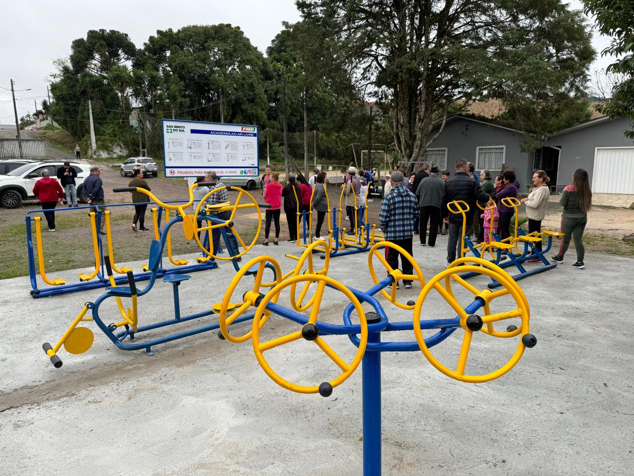 Bairro Brasília recebe nova academia ao ar livre