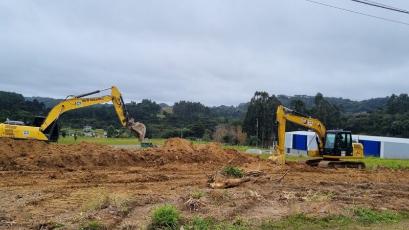 Sede própria da Secretaria de Obras em andamento