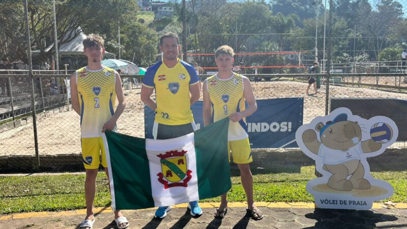 Monte Castelo faz história e leva dupla de vôlei de praia ao Estadual dos Joguinhos Abertos de Santa Catarina