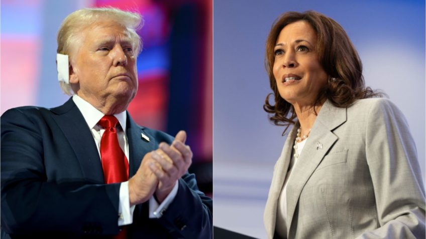 Pesquisa de intenção de voto Reuters/Ipsos aponta Kamala com 44%, e Trump com 42%