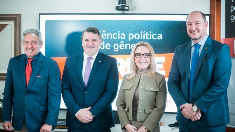 Campanha “Violência Política de Gênero é Crime” é lançada na Alesc com apoio de instituições